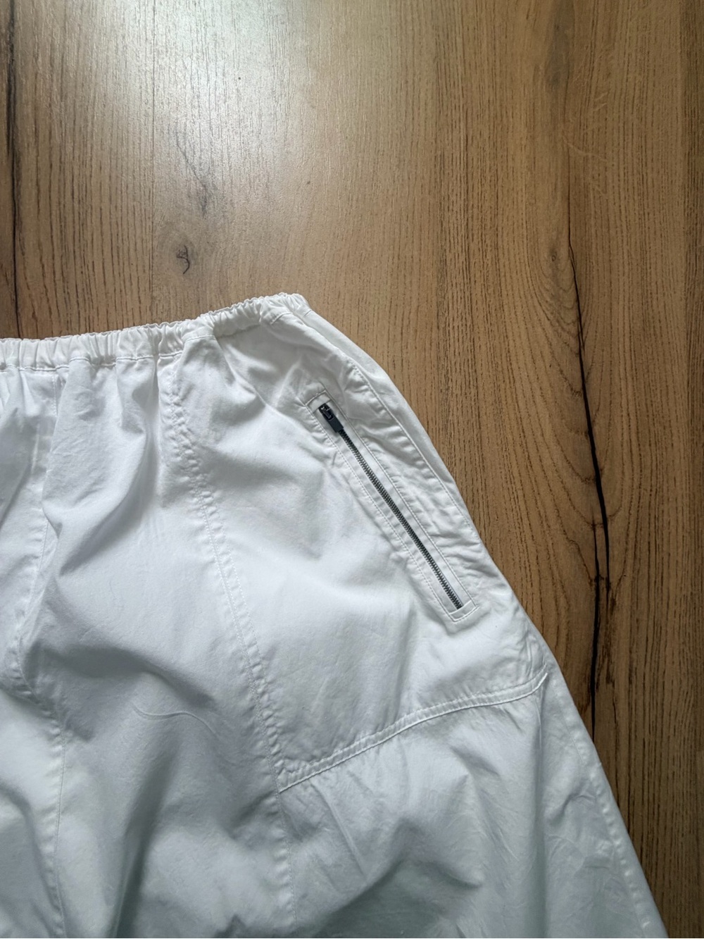Vince Cotton Zip Pocket Utility Midi Skirt - Picture 3 of 8